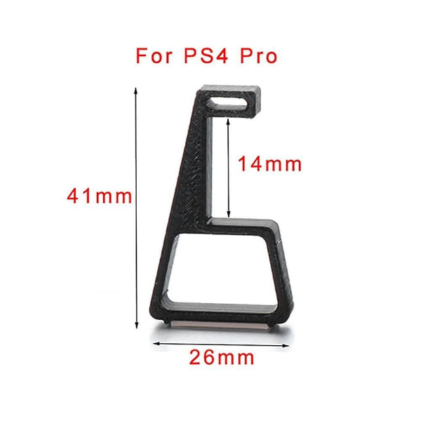 4 st Tillbehörsfästen för PS4, Playstation 4 Slim Pro, Fötter Ställ Konsol Horisontell Hållare Spelkonsol Kylben Ps4 old model