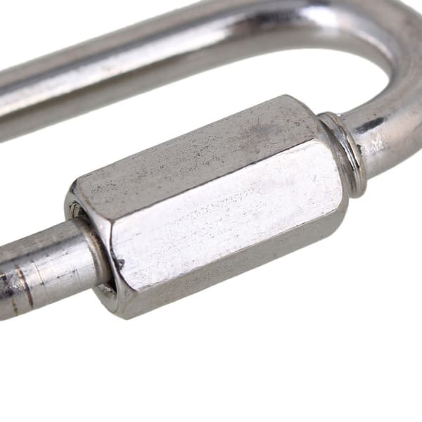 [LCS]Karabiner 25 stk. sølv 304 rustfrit stål m3.5 ledkæde karabiner