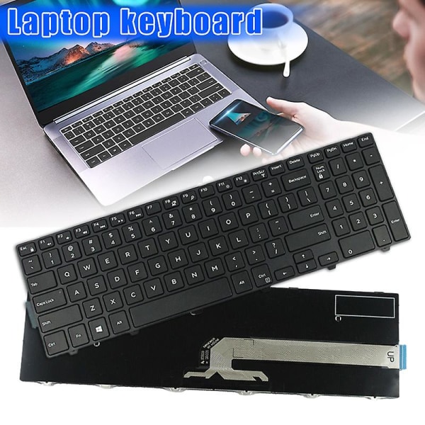 Us Laptop Tangentbord kompatibelt för Dell Inspiron 15 5000 Series 5552 5557 5558 5559