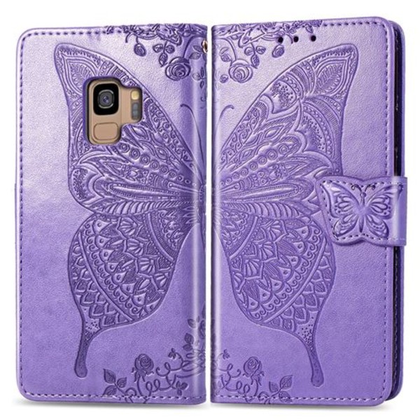 Advansia case för Samsung Galaxy S9 Purple Wallet Ty