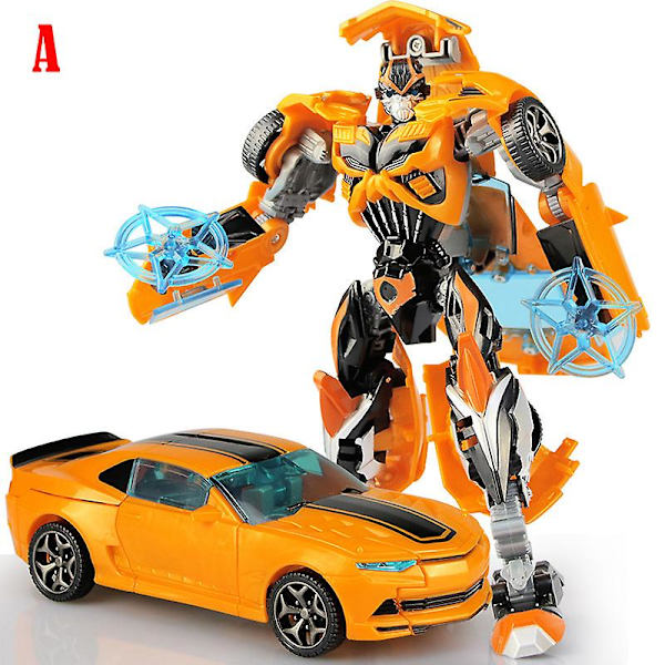 Transformerande Bilrobotleksaker Bumblebee Optimus Prime Megatron Decepticons Jazz Samlarobjekt Action
