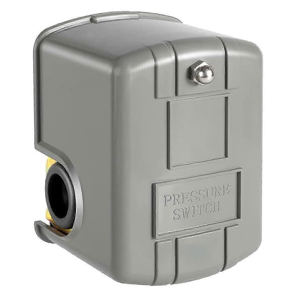 [LCS] Vannpumpetrykkbryter 40-60psi justerbar differensial, 1/4\" hunn Grey