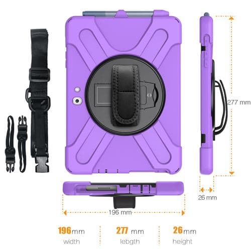 [LCS]Silikon TPU-deksel med integrert skulderrem, 360° svingbar