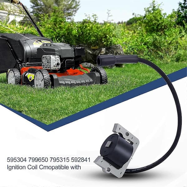 12584 04-S Tændspole til John Deere L110 LT155 Plæneklipper Black