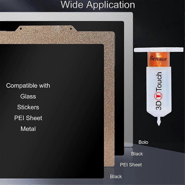 Oppgrader BL-Touch V3.2 Auto Bed Leveling Sensor med 4 braketter BL-Touch Kit for 8 eller 32 Bit hovedkort As Shown