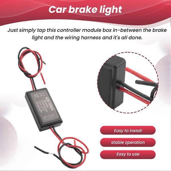 2 kpl auton Gs-100A LED-jarruvalon vilkkusäädin
