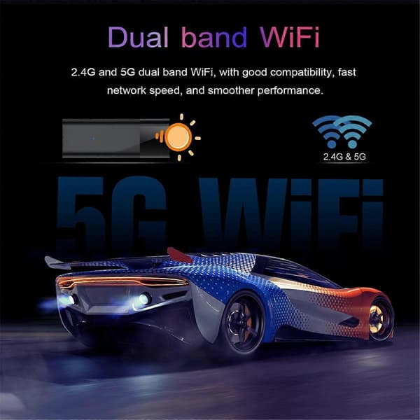 [LCS]Smart TV Stick Dual 2.4G/5G WiFi Android10 ATV Allwinner H313 2G+8G