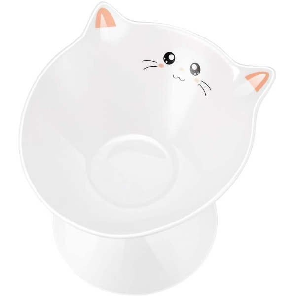 Keramiska Upphöjda Kattskålar, Upphöjd Mat Eller Vatten, Stressfritt Style2