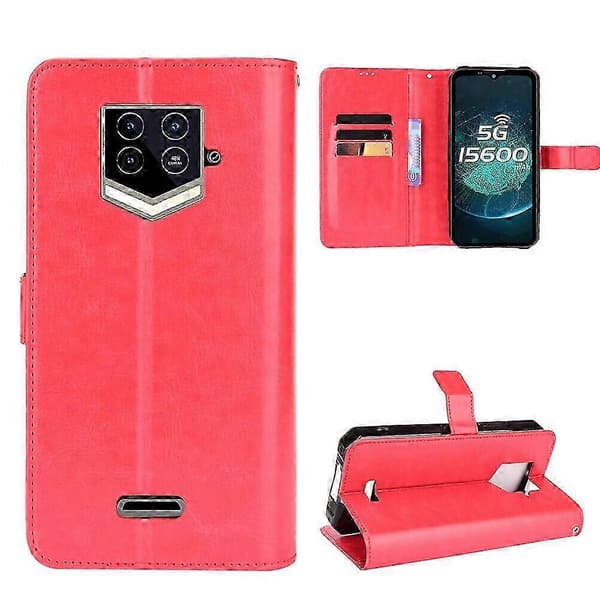 Fodral för Oukitel WP15 Skal Plånbok Flip Läderfodral med Kortplats... A2