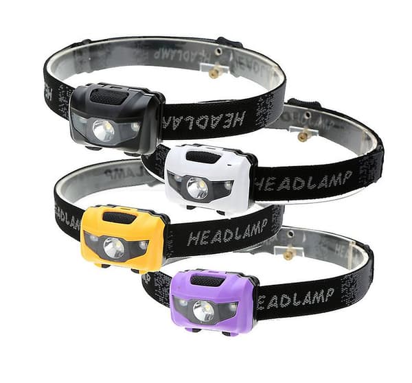 [LCS] Genopladelig LED-pandelygte, justerbar pandelygte puple