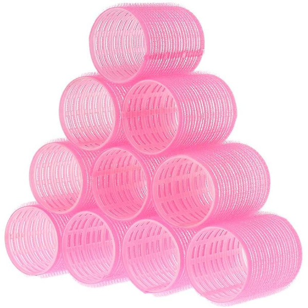 10 Styk Hårkrøller (4,8 cm Farve Tilfældig)