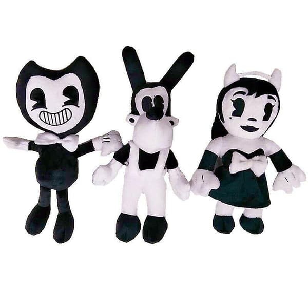 [LCS]Bendy And The Ink Plush Toy Machine Barn Fyllda Dockor Julklapp ABC