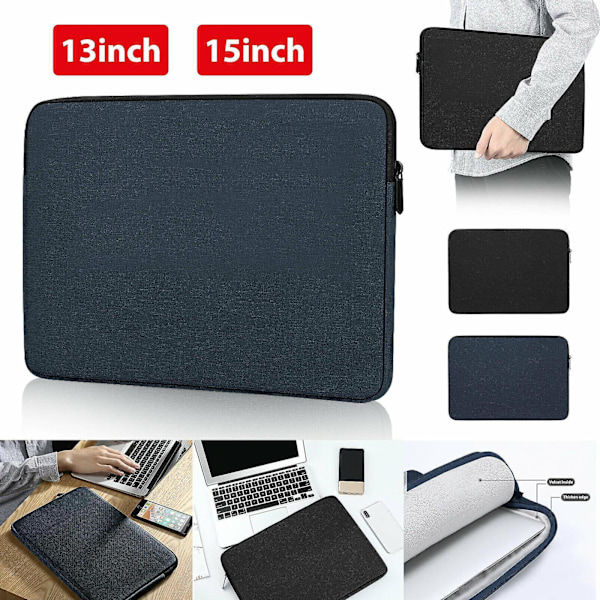 Laptop Sleeve Veske Etui 13inch Black
