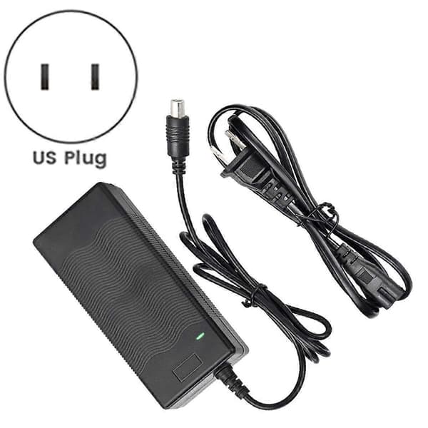 [LCS]42V 1.5A Scooterlader Batterilader Strømadaptere Brukes til M365 Elektrisk Sparkesykkel US Plugg Black