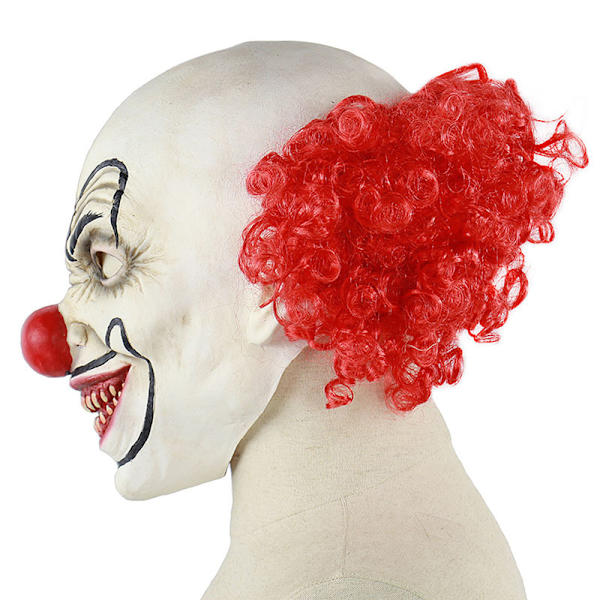Klovni Naamiaisasu Aikuisten Aave Juhlava Naamio Tarvikkeet Red hair