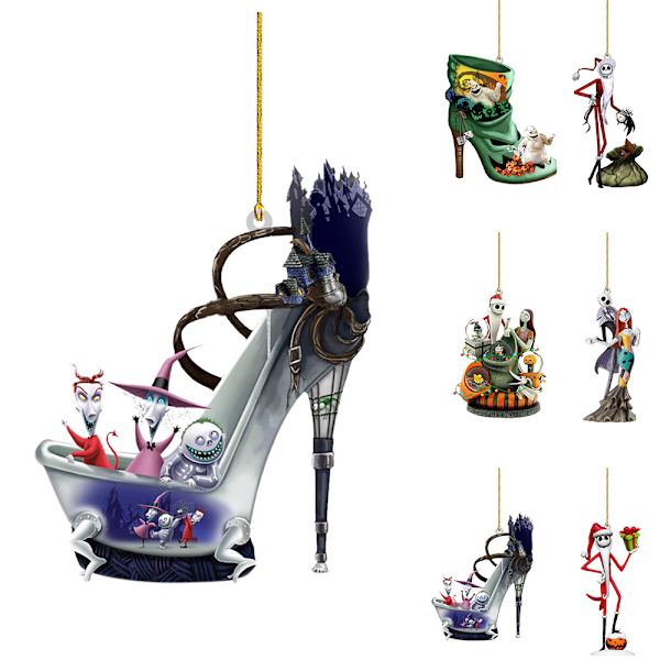 Nightmare Before Christmas Jack og Sally Hængende Festdekoration C