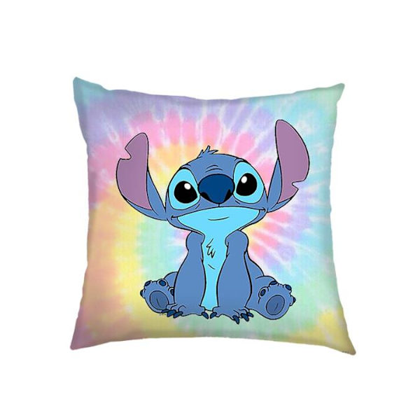 Lilo & Stitch 3D Kuddfodral Dekorationskudde Hem Soffa Säng Dekoration Present 45*45CM #2 45*45cm