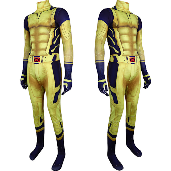 Halloween Vuxna Barn Deadpool 3 Wolverine Cosplay Kostym Herr Pojkar Jumpsuit 160cm