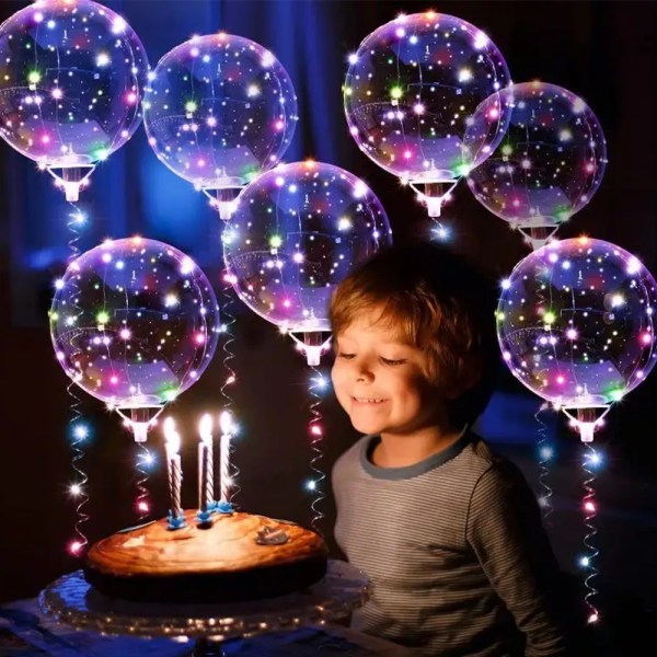10st LED-ballongglödballong med stickpartyglödballonger 10PCS