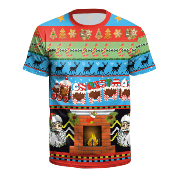 Jul unisex rundhalsad kortärmad T-shirt inomhus par B M