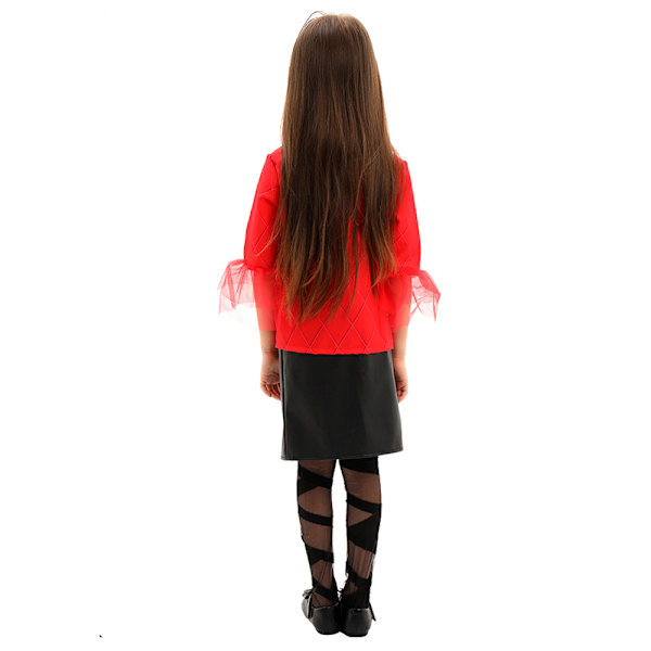 Halloween Jul Halloween Harley Quinn Barn Kostym Fancy Dress Fest Kläder Rekvisita XL