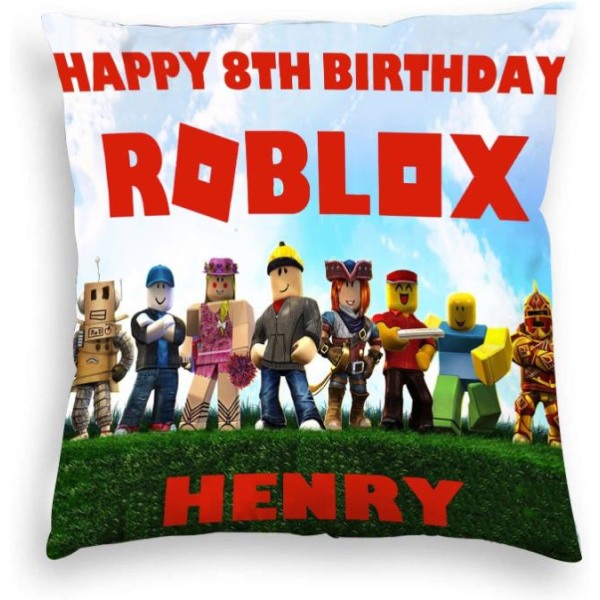 45cm Roblox Kuddeöverdrag Dekorationskudde för Bil Soffa Hem Kontor #1 45*45cm