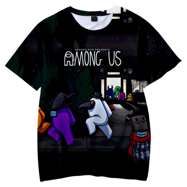 Barn Among Us 3D T-shirt Spel Crewmate 2022 Impostor Blus F 100cm