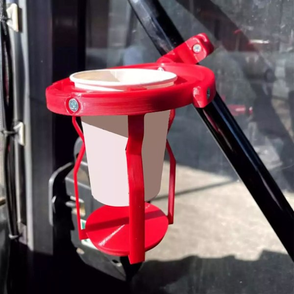 Gyroskopisk Mugghållare, Gyrgo Mugghållare Expander Gyroskopisk, 3D-Printad Red