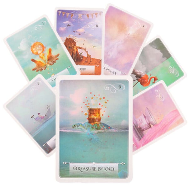 Goddess Guidance Wisdom Tarot Deck Cards Future Game Card blue
