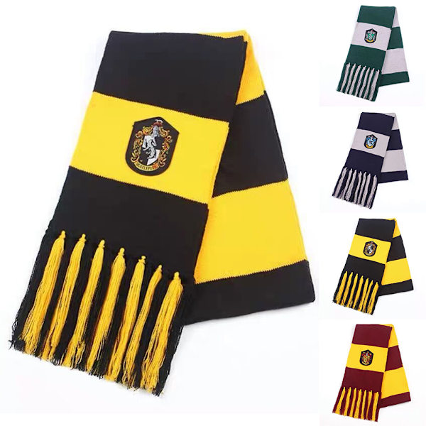 Harry Potter Julhalsduk Slips Halsband Gryffindor Hufflepuff