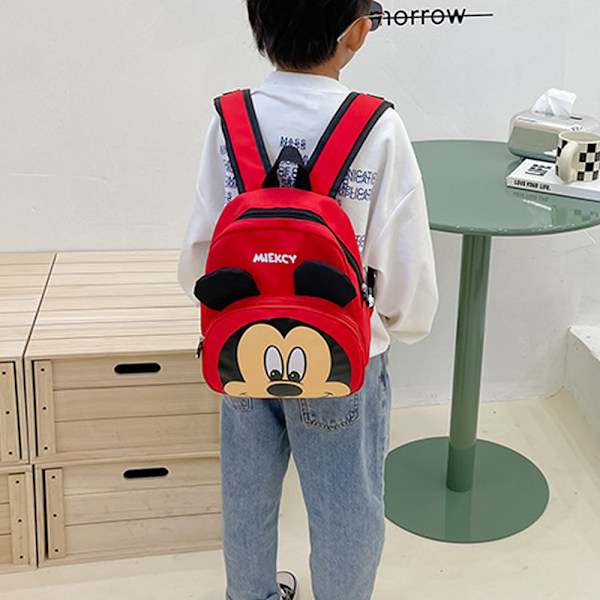Børn Mickey Mouse Børnehave Tegneserie Rygsæk Skoletaske Bogtaske Gave Boys