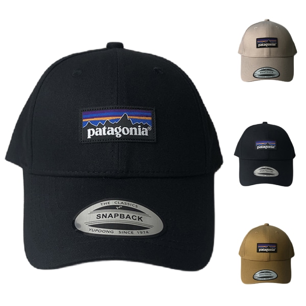 Män Kvinnor Patagonias Trucker Baseball Cap Snapback Justerbar Peaked Hat Sommar Khaki