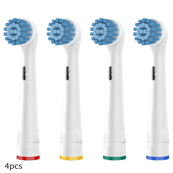 4 st Elektriska Tandborsthuvuden sb17a/18a/20a/eb-50a/60a för munnen EB-17S