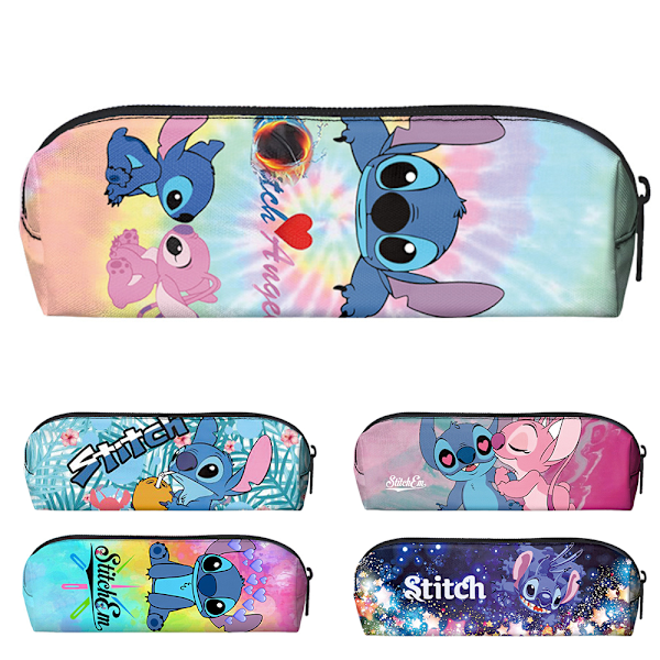 Pennfodral för barn med Lilo & Stitch, present till pojkar och flickor, kontorsmaterial, skolmaterial C