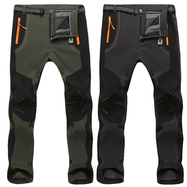 Herr Cargo Byxor Fickbyxor Varma Utomhus Klättring army green L