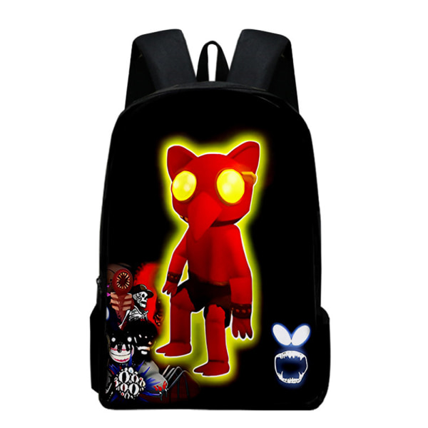 Doors Roblox Figur barnryggsäck laptopryggsäck reseväska F