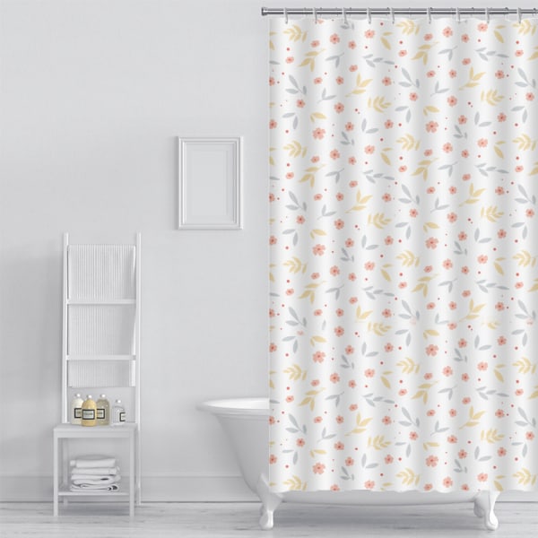 Print Modern vattentät badrum tvättbar duschdraperi #2 180×180cm