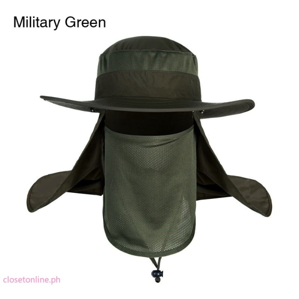 Hatt för män och kvinnor, UV-skyddande, för utomhusbruk, jakt, overall Camouflage Mesh