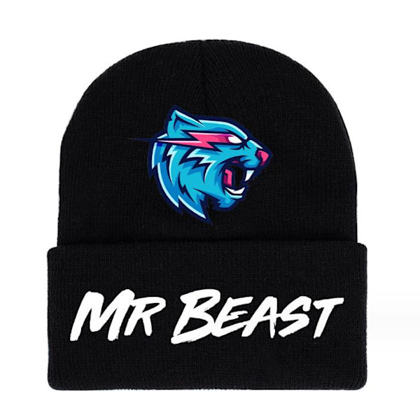 Mr Beas Sarjakuvaprintti Unisex Neulottu Pipopipo Talvi Lämmin #1