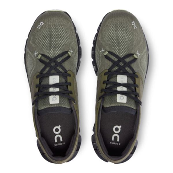 ON CLOUD 5 Herr & Dam Skor On Trainers Cloud X Andningsbara Sneakers Utomhus Lätta Löparskor Graey Green 41
