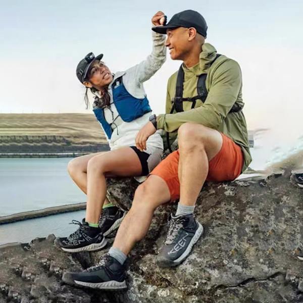 Keen miesten NXIS EVO vedenpitävä kenkä Black Grey 41