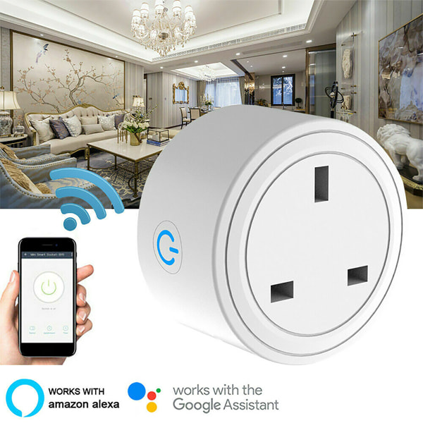 UK Mini Smart Outlet Wifi-uttag 3st 3pcs