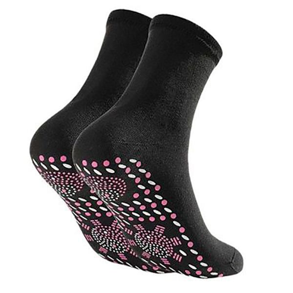 Varmhållande Sockor för Vuxna, Självvärmande Hälsoskor, Bekväma för Vintern black