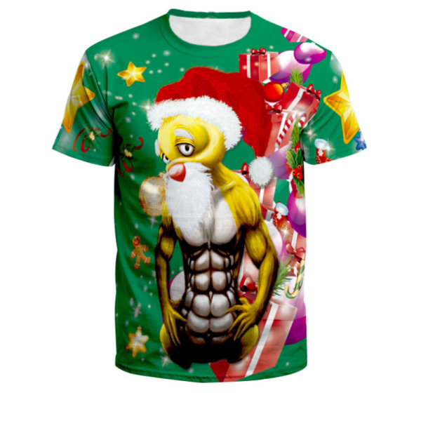 Jul unisex rundhalsad kortärmad T-shirt inomhus par O L
