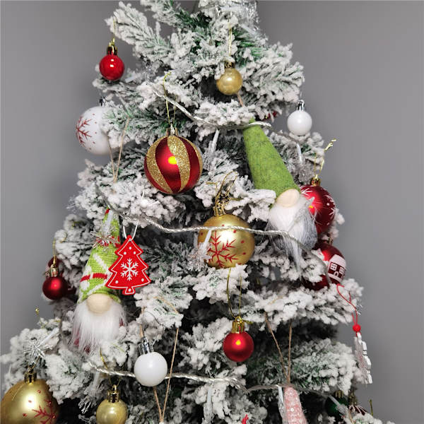 5-pack Julgran Hängande Tomte Plysch Gonk Dockor 2