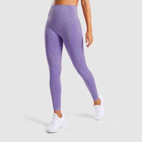 Kvinnors hög midja Yoga Leggings Löpning Sport Gym Byxor Träning purple S  7a78 | purple | S | Fyndiq
