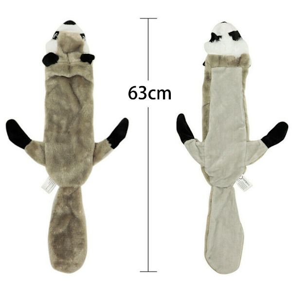 Plush Hundeleksak Odestrukterbar Husdjur Valp Ljud Tugga Kvittra Rabbit