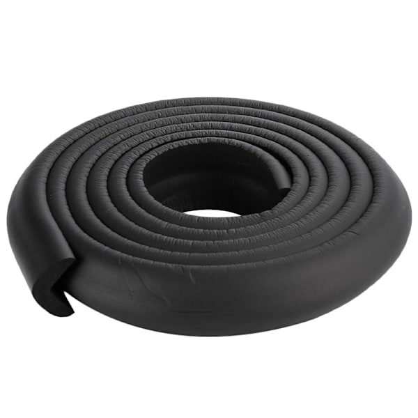Möbelkantsskydd i Gummi, Cykelomslag, Randlist Black 2m