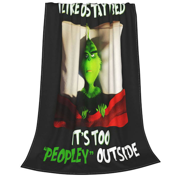 Stink Stank Stunk Grön Filt Mysig Flanell Fleecefilt 4