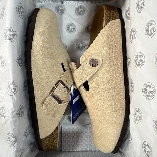 Unisex Ruskind Blød Fodseng Træsko Unisex Slip-On Fritidssko Sand Color 36